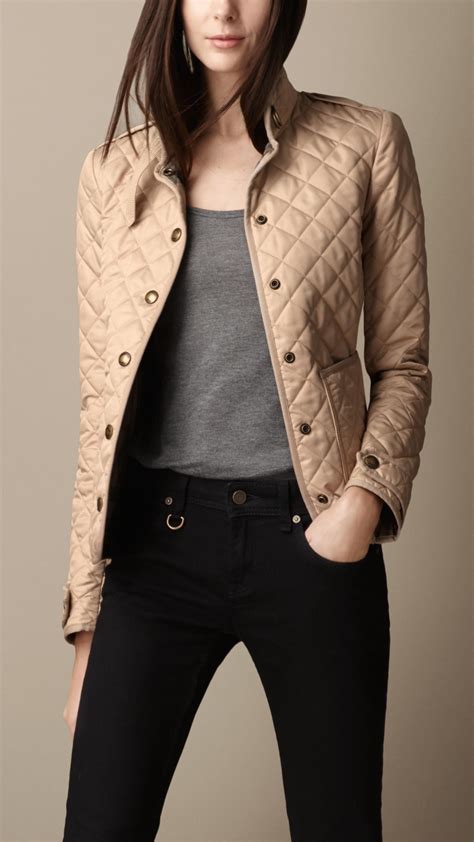 burberry quilted jacket ladies.